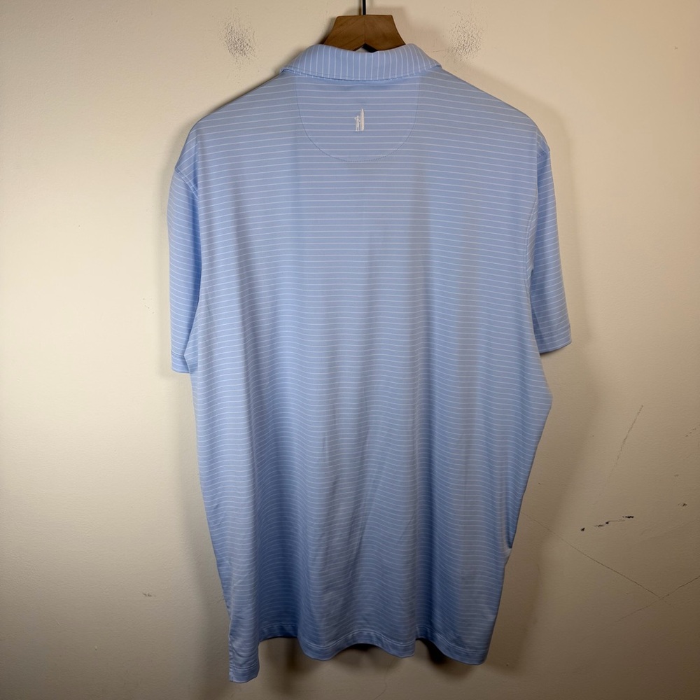 Johnnie-O Performance Polos Size XL Lot Of Two Blue Stretch Performance AOP - Picture 8 of 9
